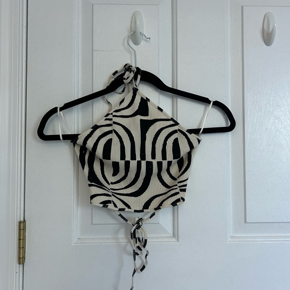 Zara Tie Halter Top